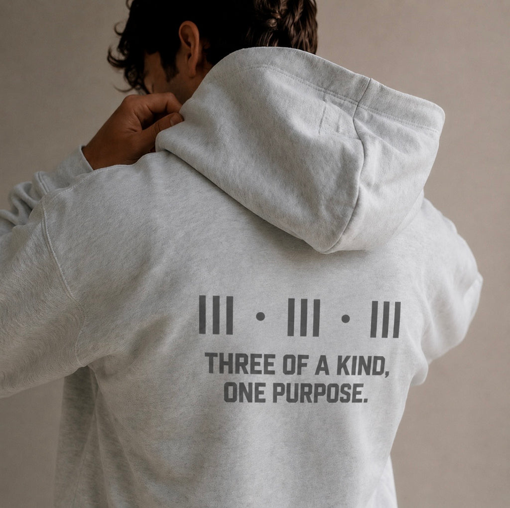 The Three of a Kind Hoodie.