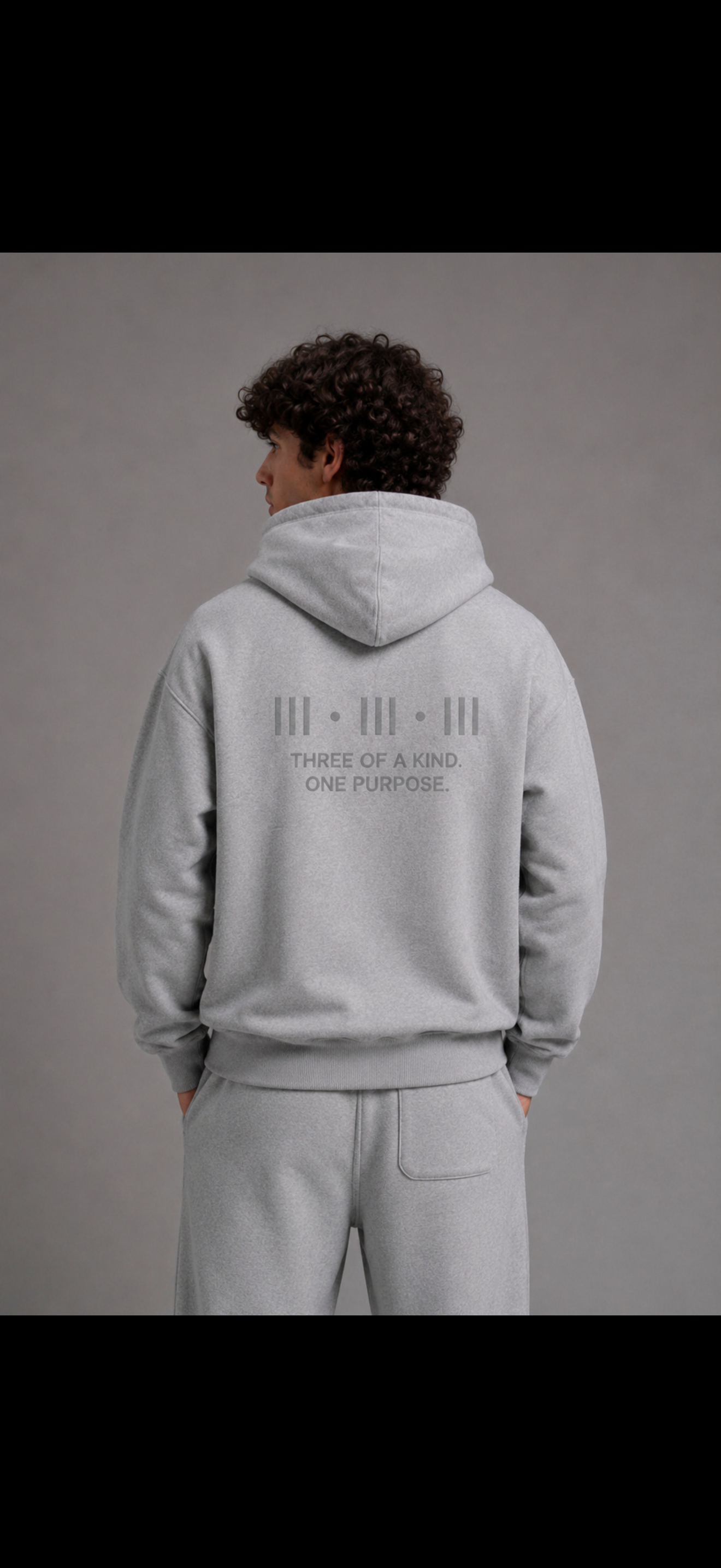 The three of a kind Hoodie.